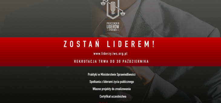 Weź udział w Pracowni Liderów Prawa!
