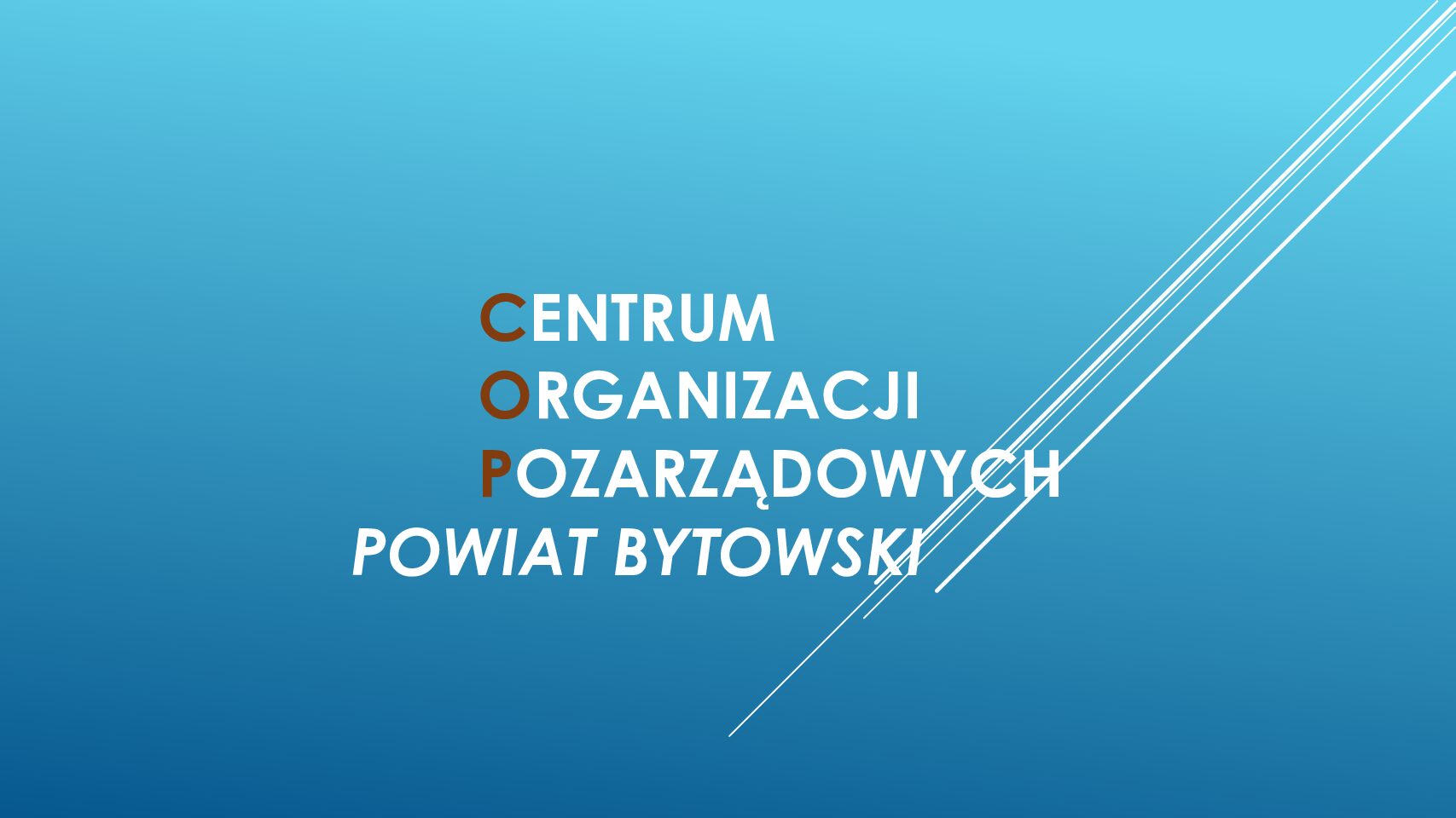 Centrum Organizacji Pozarządowych w Bytowie